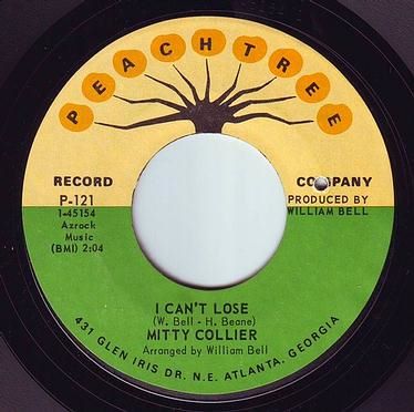 MITTY COLLIER - I CAN'T LOSE - PEACHTREE