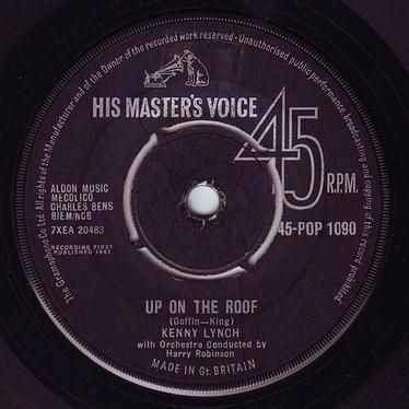 KENNY LYNCH - UP ON THE ROOF - HMV