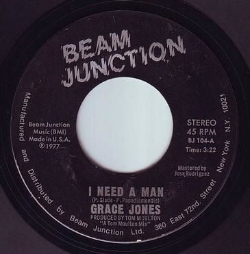 GRACE JONES - I NEED A MAN - BEAM JUNCTION