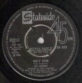 LEE DORSEY - HOLY COW - STATESIDE