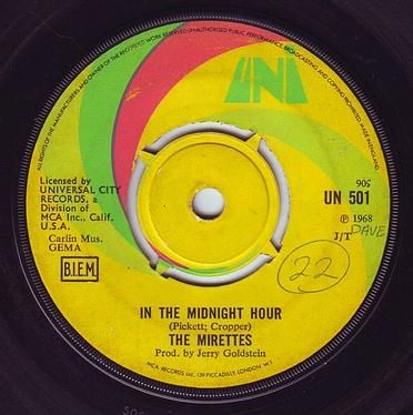 MIRETTES - IN THE MIDNIGHT HOUR - UNI