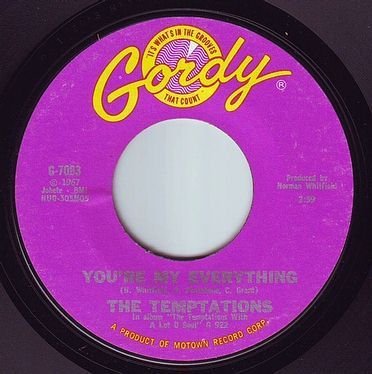 TEMPTATIONS - YOU'RE MY EVERYTHING - GORDY
