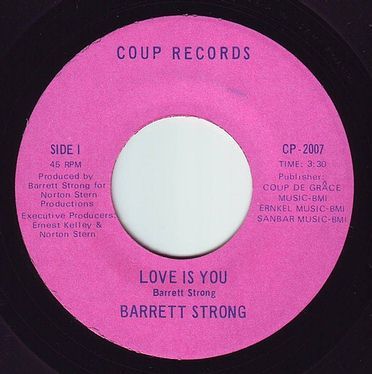 BARRETT STRONG - LOVE IS YOU - COUP