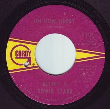 EDWIN STARR & BLINKY - OH HOW HAPPY - GORDY