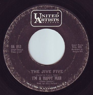 JIVE FIVE - I'M A HAPPY MAN - UA