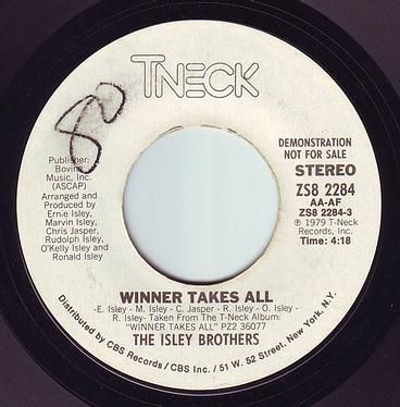 ISLEY BROTHERS - WINNER TAKES ALL - T NECK DEMO
