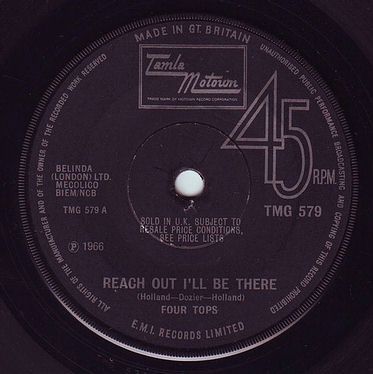 FOUR TOPS - REACH OUT I'LL BE THERE - TMG 579
