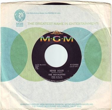 ROYALETTES - NEVER AGAIN - MGM