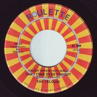 VELOURS - CAN I COME OVER TONIGHT - ROULETTE G.G.