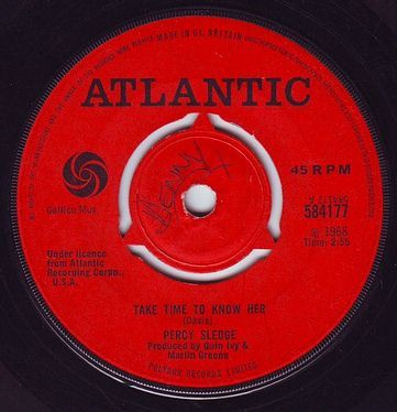 PERCY SLEDGE - TAKE TIME TO KNOW HER - ATLANTIC
