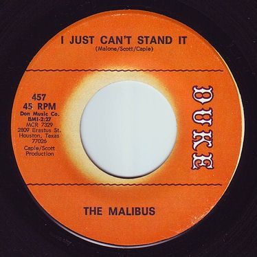 MALIBUS - I JUST CAN'T STAND IT - DUKE