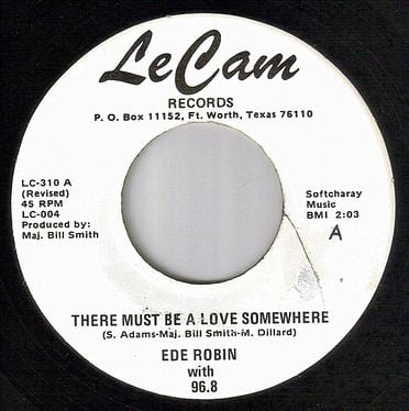 EDE ROBIN - THERE MUST BE A LOVE SOMEWHERE - LE CAM