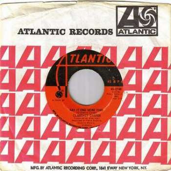CLARENCE CARTER - SAY IT ONE MORE TIME - ATLANTIC
