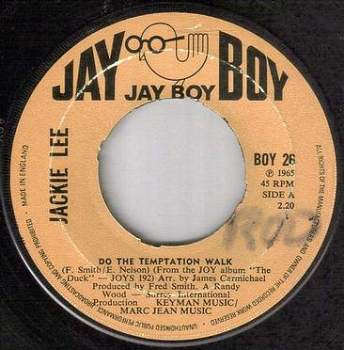 JACKIE LEE - DO THE TEMPTATION WALK - JAY BOY