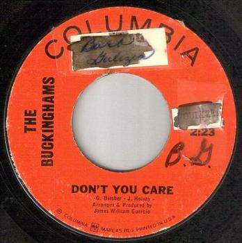 BUCKINGHAMS - DON'T YOU CARE - COLUMBIA