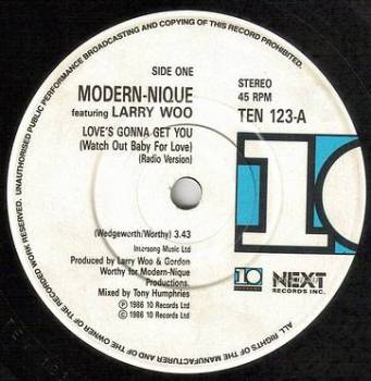 MODERNIQUE - LOVE'S GONNA GET YOU - UK 10