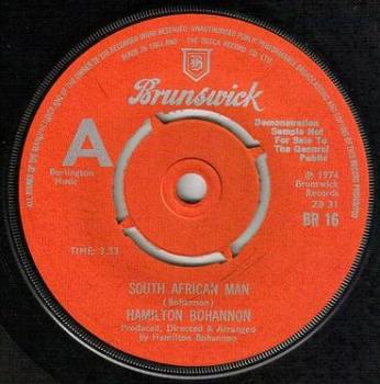 HAMILTON BOHANNON - SOUTH AFRICAN MAN - BRUNSWICK dj