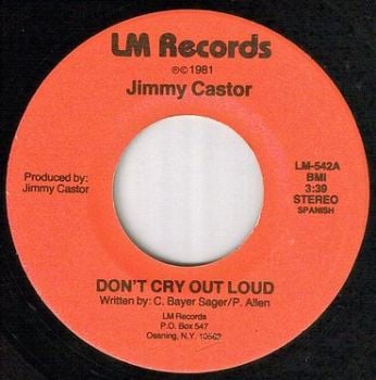 JIMMY CASTOR - DON'T CRY OUT LOUD - LM