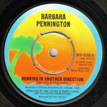 BARBARA PENNINGTON - RUNNING IN ANOTHER DIRECTION - ISLAND