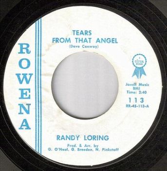 RANDY LORING - TEARS FROM THAT ANGEL - ROWENA