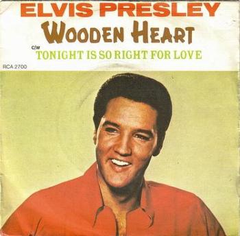 ELVIS PRESLEY - WOODEN HEART - RCA Canadian