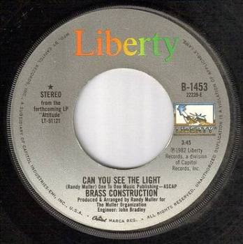 BRASS CONSTRUCTION - CAN YOU SEE THE LIGHT - LIBERTY