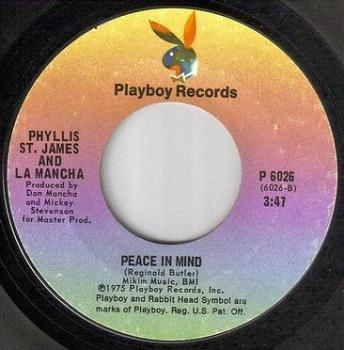 PHYLLIS ST. JAMES AND LA MANCHA - PEACE IN MIND - PLAYBOY