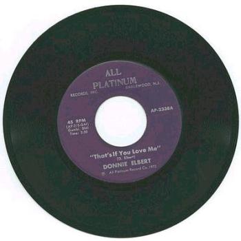 Donnie Elbert - That's If You Love Me - All Platinum