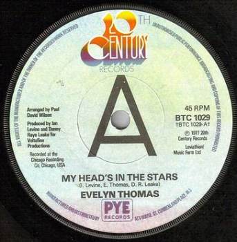 EVELYN THOMAS - MY HEADS IN THE STARS - UK 20TH CENTURY