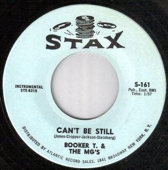 BOOKER T & The MG's - CAN'T BE STILL - STAX