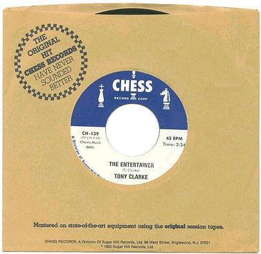 TONY CLARKE - The Entertainer - CHESS blue repro