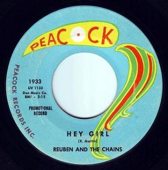 REUBEN & THE CHAINS - HEY GIRL - PEACOCK DEMO