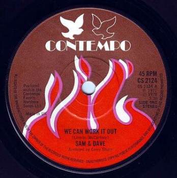 SAM & DAVE - WE CAN WORK IT OUT - CONTEMPO