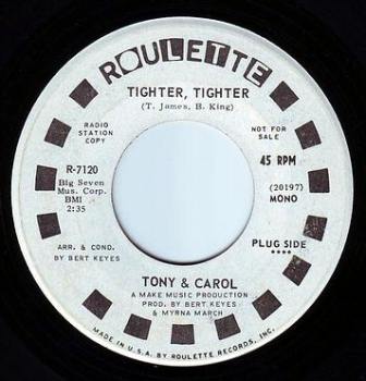 TONY & CAROL - TIGHTER,TIGHTER - ROULETTE DEMO