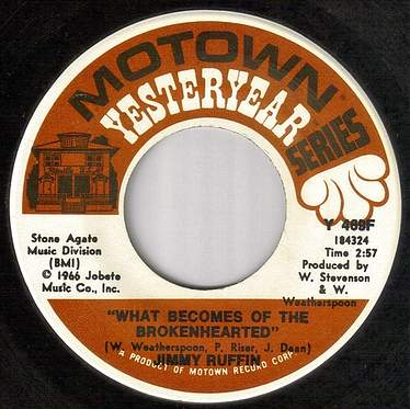 JIMMY RUFFIN - WHAT BECOMES OF THE BROKENHEARTED - MOTOWN YY