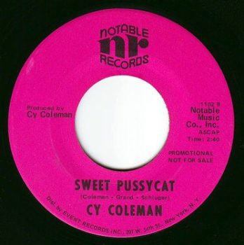 CY COLEMAN - SWEET PUSSYCAT - NOTABLE DEMO