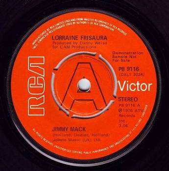 LORRAINE FRISAURA - JIMMY MACK - RCA DEMO