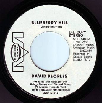 DAVID PEOPLES - BLUEBERRY HILL - MUSICOR DEMO