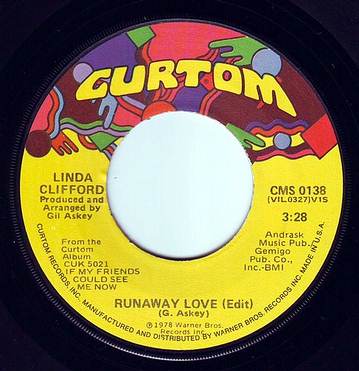 LINDA CLIFFORD - RUNAWAY LOVE - CURTOM