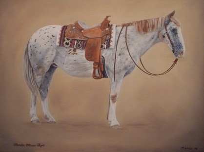 Western Horse - Painting