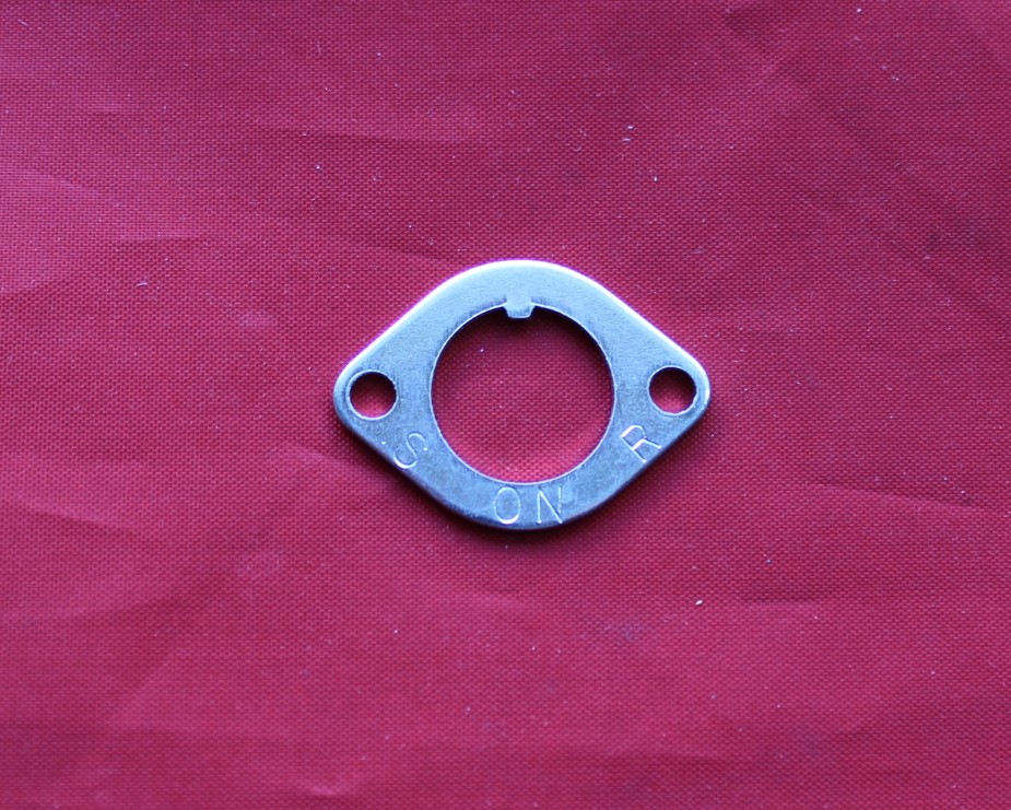  9. Fuel Tap Cover Plate - TL125K & Early TL125S