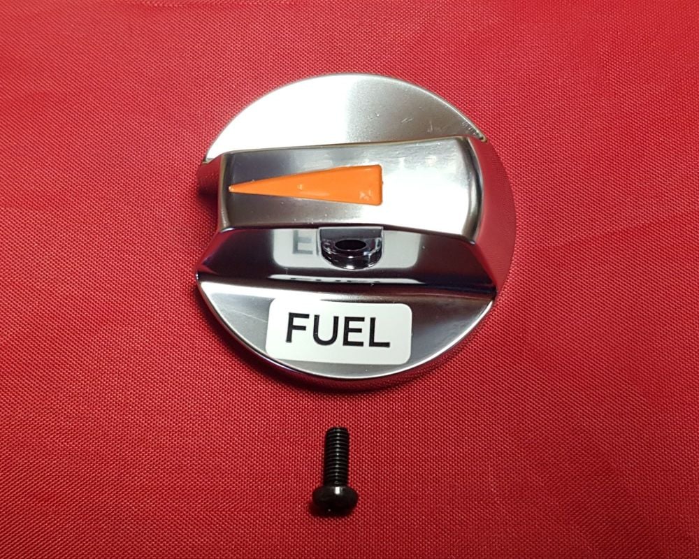  9 & 10. Fuel Tap Knob & Screw - XT225 Serow