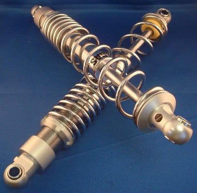 Pair of Betor Pro Elite Aluminium Trials Shocks - 340mm