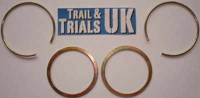 Front Fork Seal Circlip & Washer Kit - TY250 Twinshock