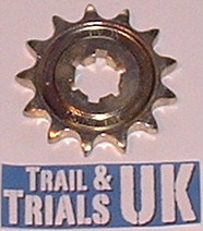 28. Front Sprocket  - TY125 & TY175