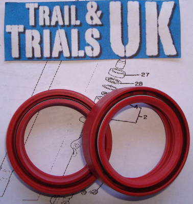  4. Front Fork Seals -TY125 & TY175