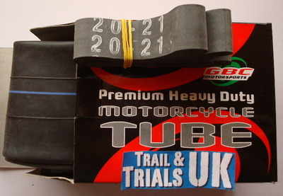 28 & 29.  21" Heavy Duty Front Tube with Rim Tape - TY125 & TY175