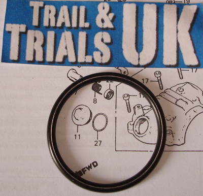 26. Tappet Cover O-Ring - TLR250 Twinshock