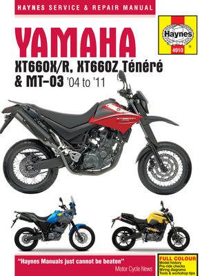 Haynes Yamaha XT660 & MT-03 Manual Workshop Manual