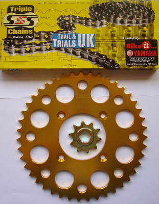 Chain & Sprocket Kit - TLR250F Twinshock - 43 Tooth Rear